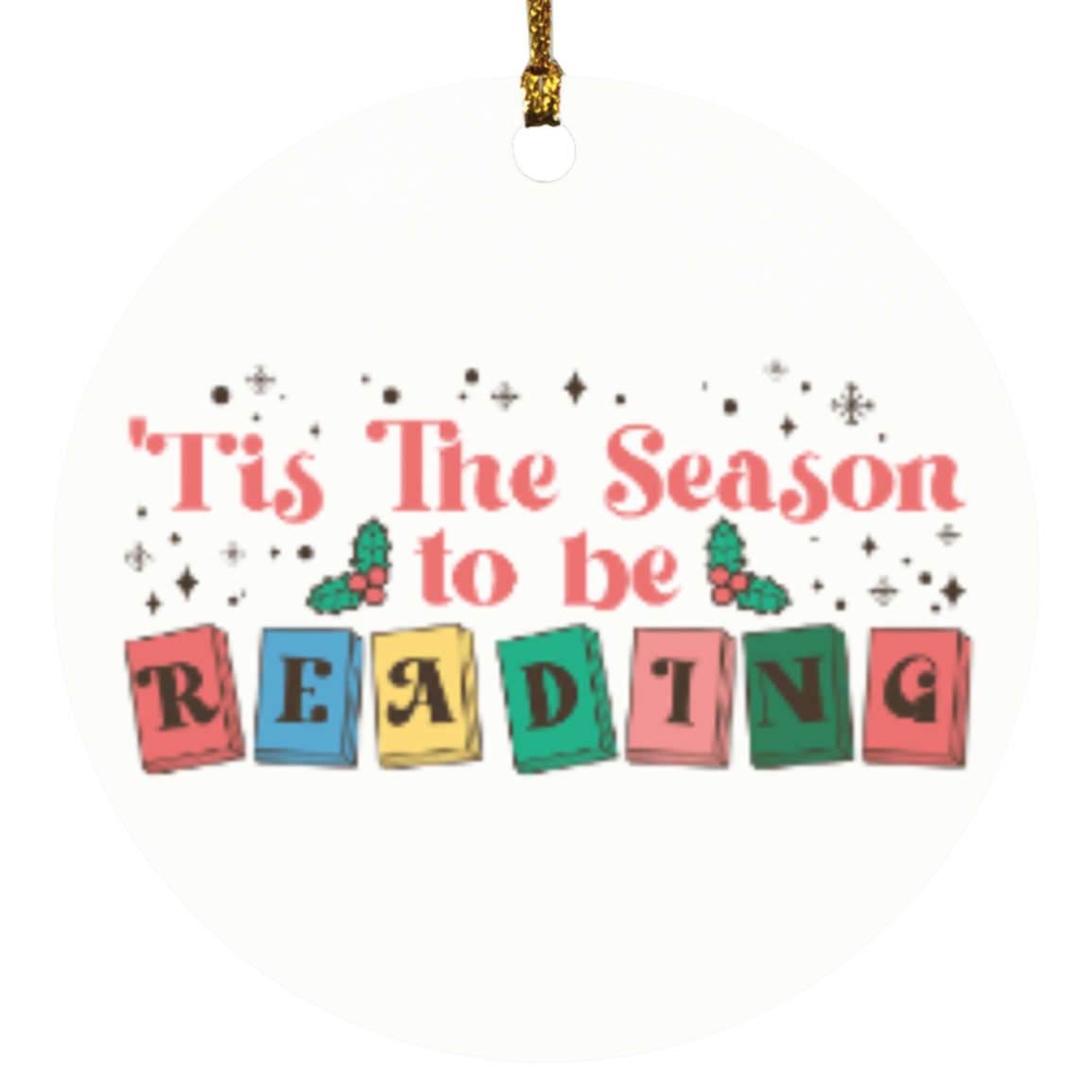 Season to Read Ornament